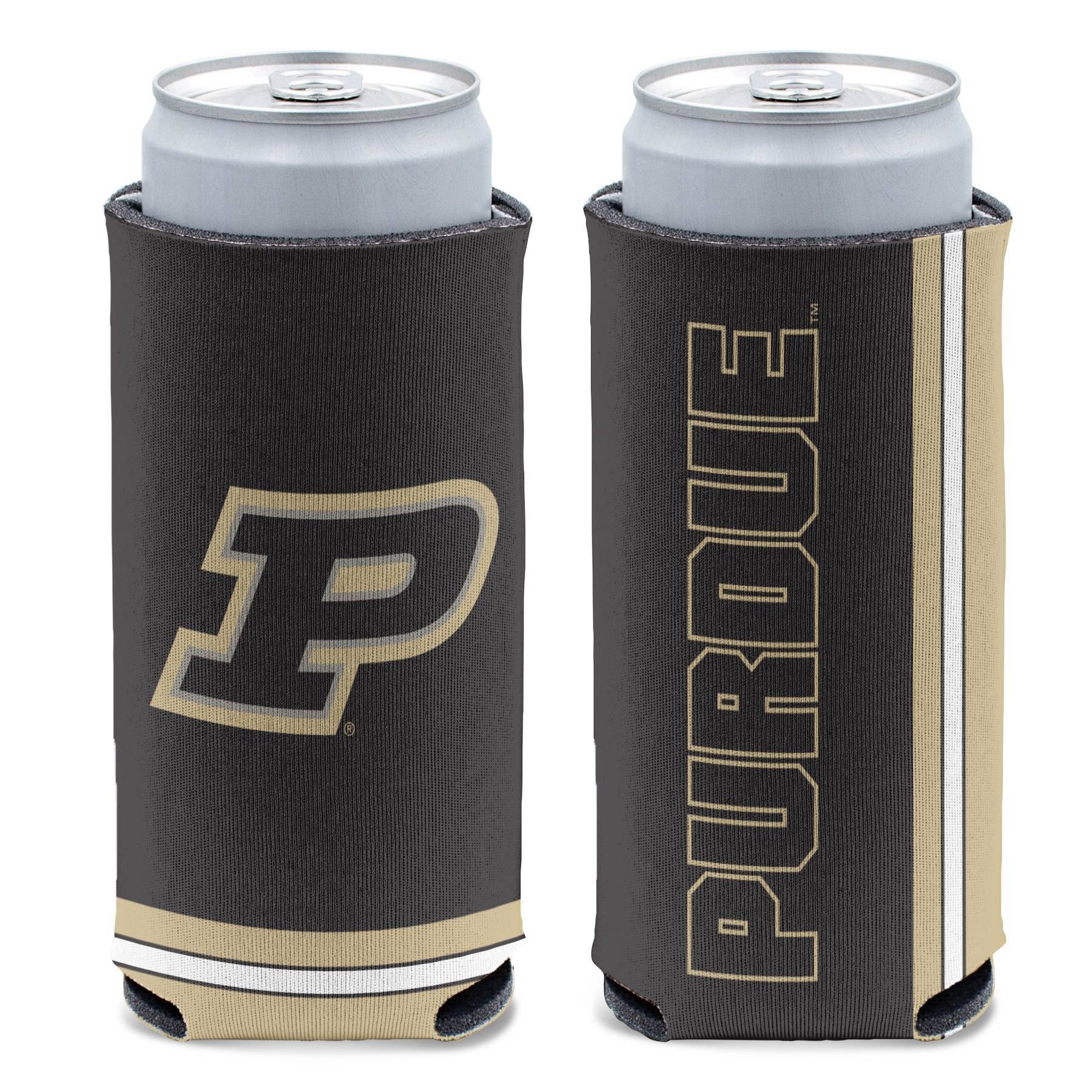 slide 1 of 3, NCAA Purdue Boilermakers Slim Can Cooler, 1 ct