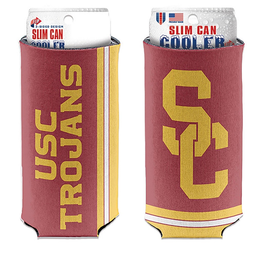 slide 3 of 3, NCAA USC Trojans Slim Can Cooler, 1 ct