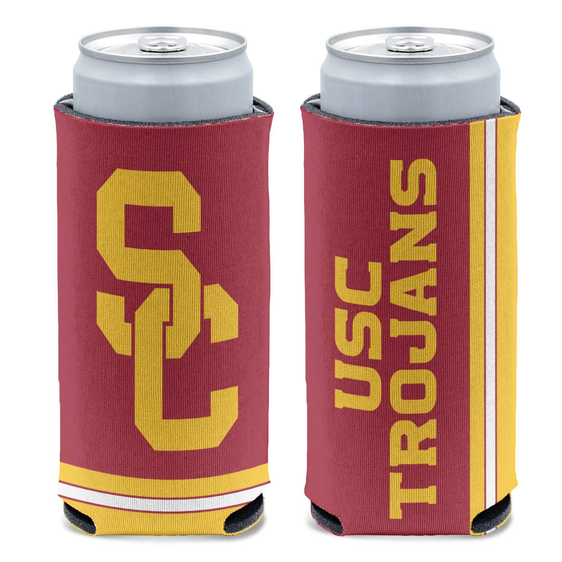 slide 1 of 3, NCAA USC Trojans Slim Can Cooler, 1 ct