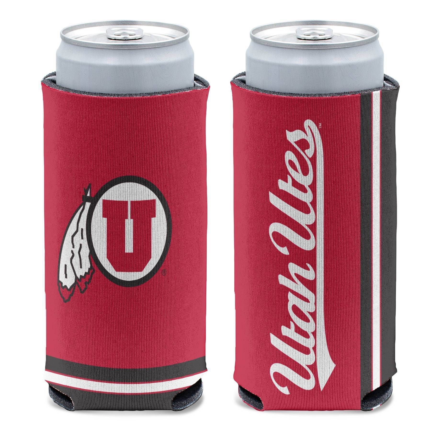 slide 1 of 3, NCAA Utah Utes Slim Can Cooler, 1 ct