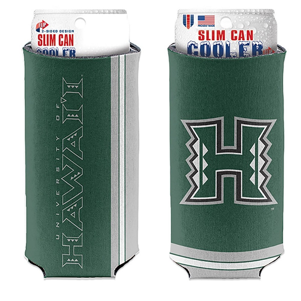 slide 3 of 3, NCAA Hawaii Rainbow Warriors Slim Can Cooler, 1 ct