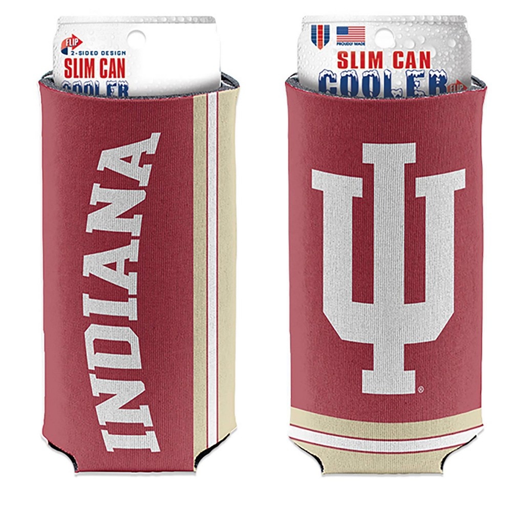 slide 3 of 3, NCAA Indiana Hoosiers Slim Can Cooler, 1 ct