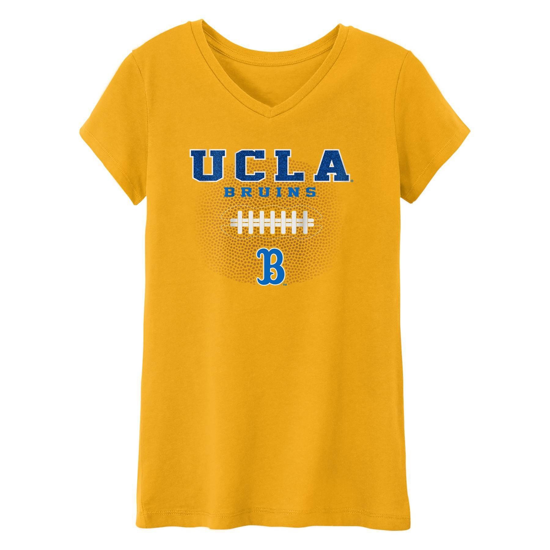 slide 1 of 1, NCAA UCLA Bruins Girls' Short Sleeve V-Neck T-Shirt - XL, 1 ct