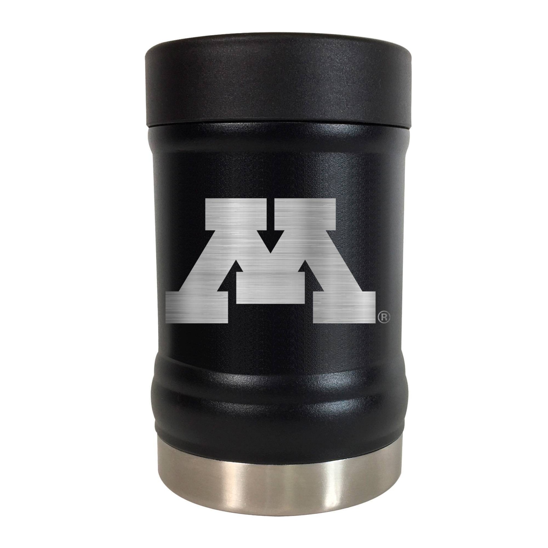 slide 1 of 1, NCAA Minnesota Golden Gophers Black Stealth Can Holder, 12 oz