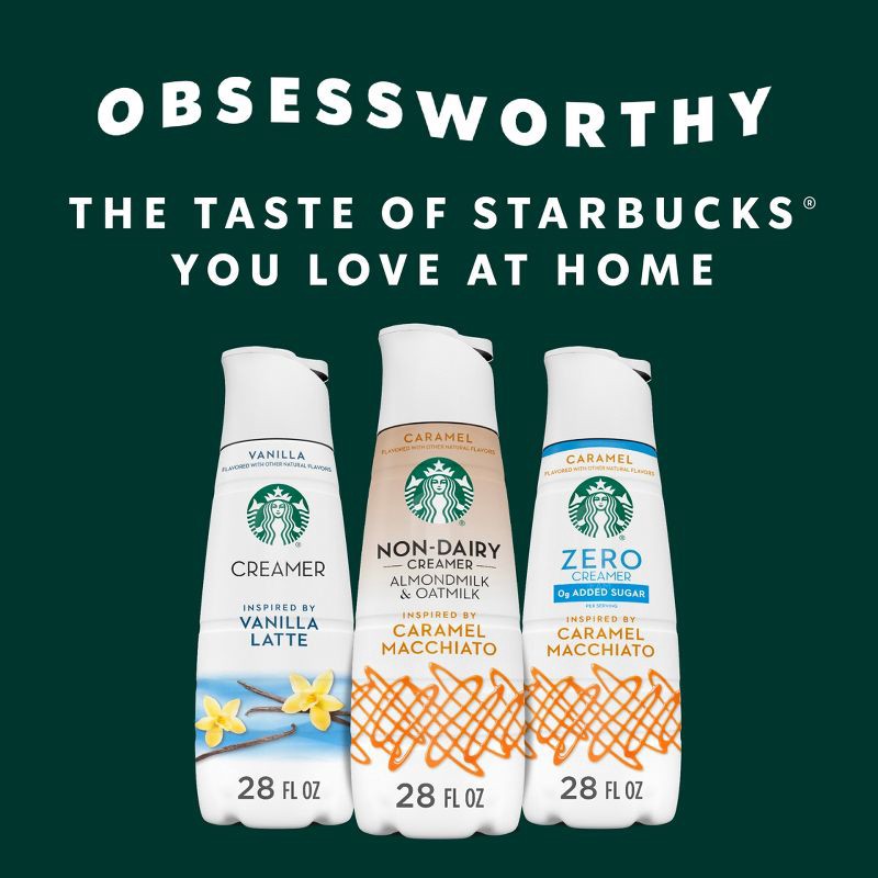 slide 6 of 9, Starbucks Creamer Starbucks Almond Milk and Oat Milk Caramel Macchiato Coffee Creamer - 28 fl oz, 28 fl oz