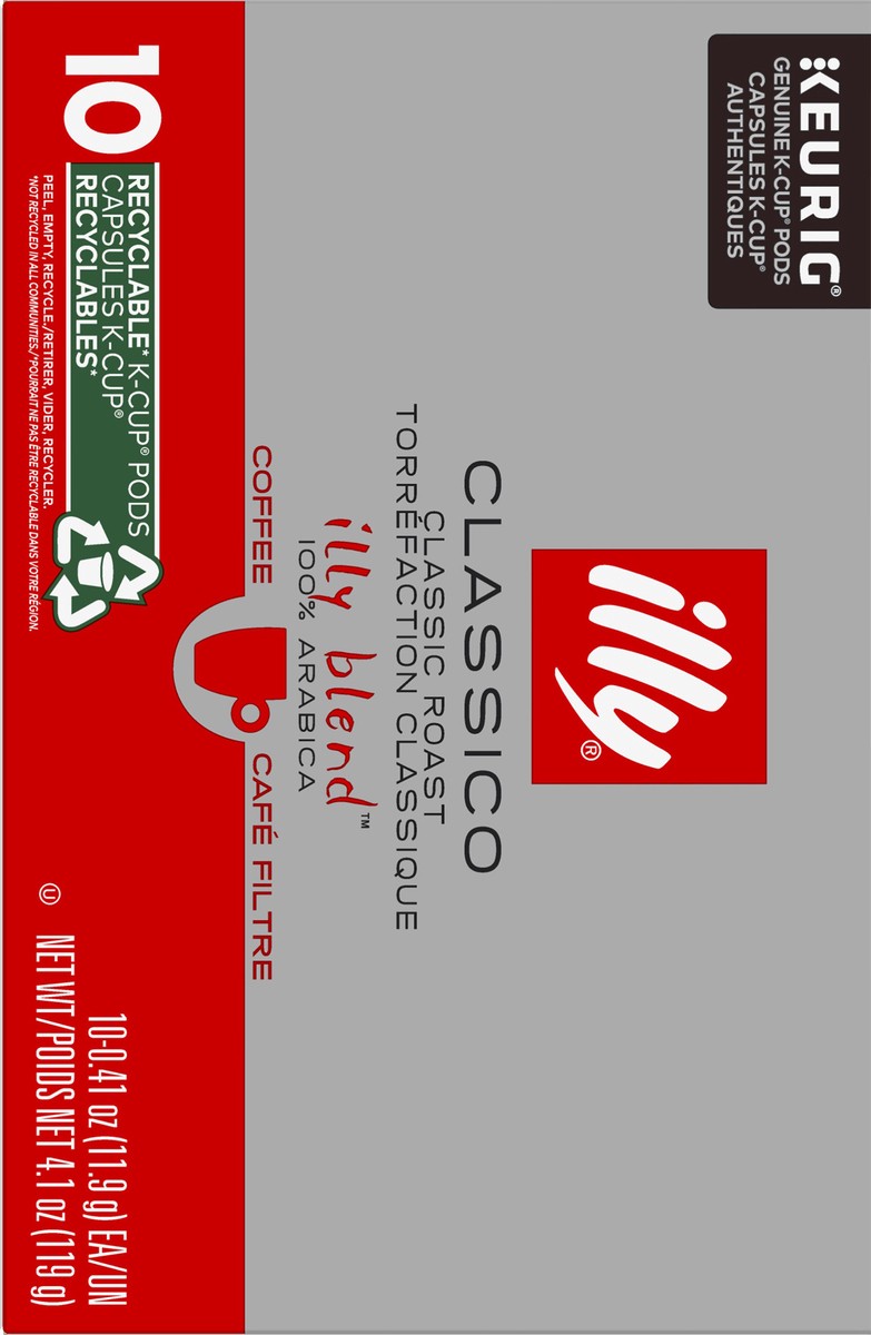 slide 3 of 9, illy Blend K-Cup Pods Classico Classic Roast 100% Arabica Coffee - 10 ct, 10 ct