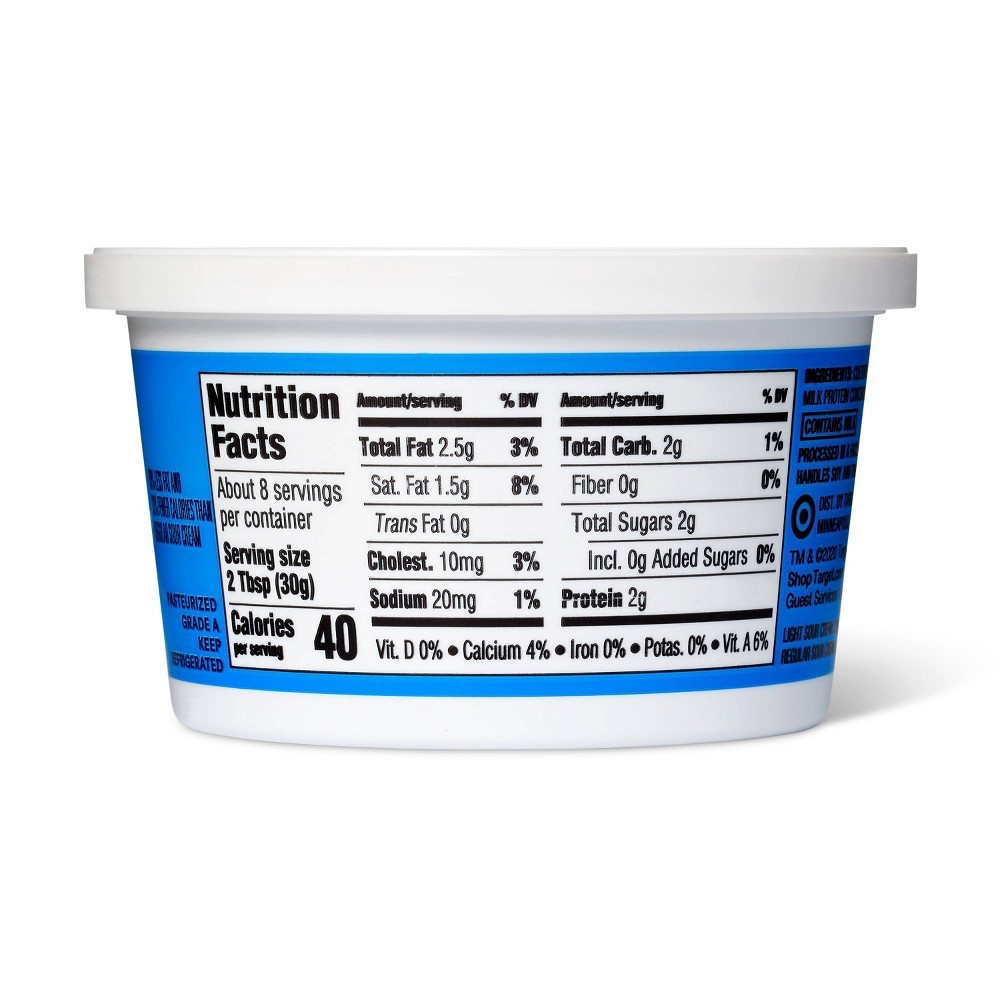 Light Sour Cream Nutrition atelieryuwa.ciao.jp