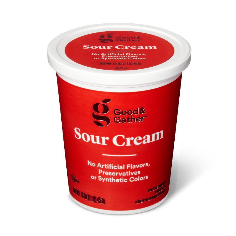 slide 2 of 3, Sour Cream - 16oz - Good & Gather™, 16 oz