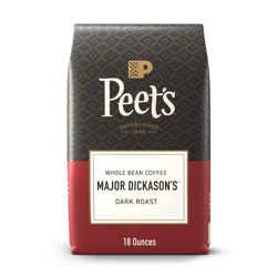Peet's Coffee Peet's Major Dickason Dark Roast Whole Bean Coffee - 18oz