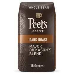 Peet's Coffee Peet's Major Dickason Dark Roast Whole Bean Coffee - 18oz