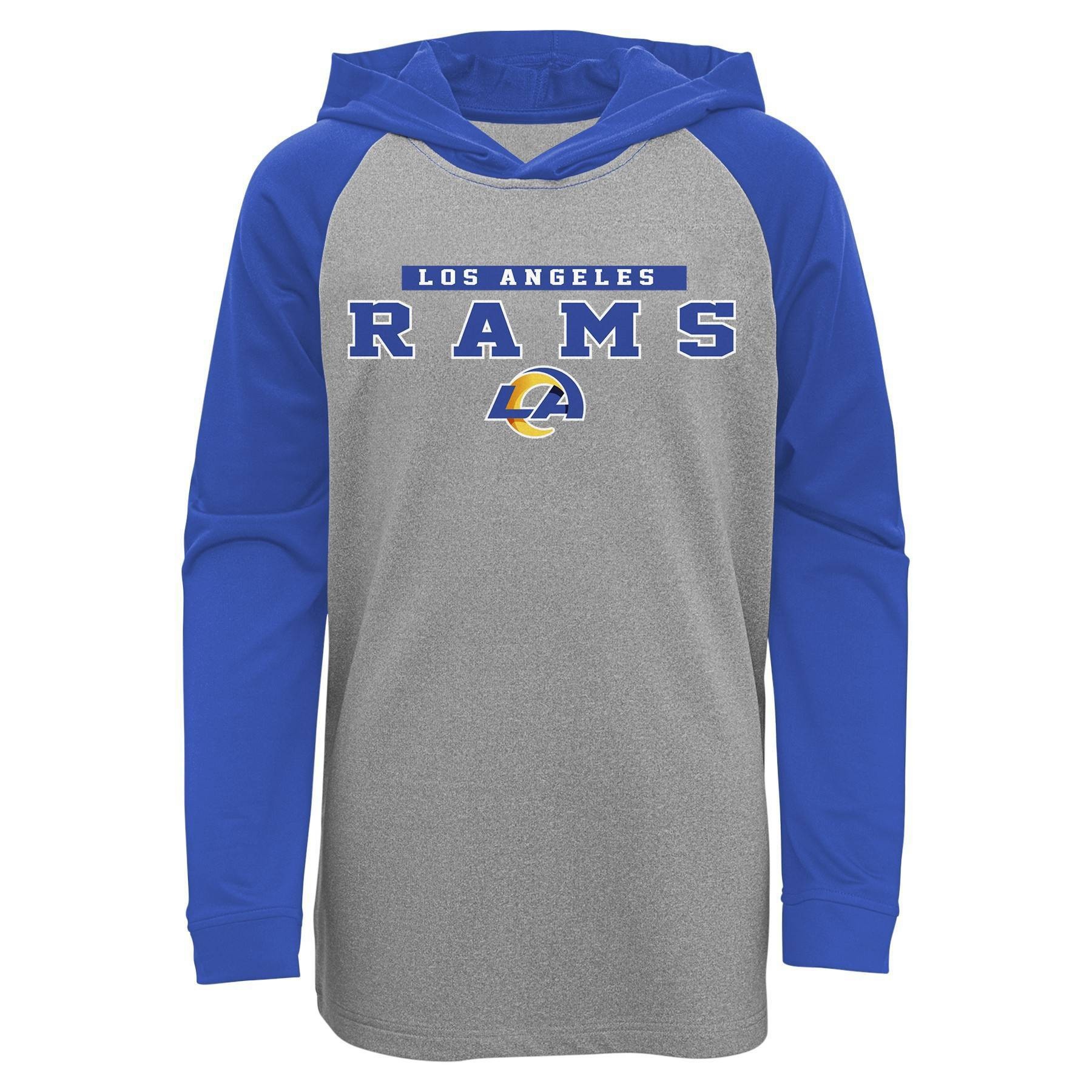 slide 1 of 1, NFL Los Angeles Rams Boys' Long Sleeve Lightweight Hoodie - XL, 1 ct