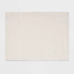 Cotton Solid Placemat Cream - Threshold™: Rectangle, Traditional, Machine Washable, Dining Table Accessory