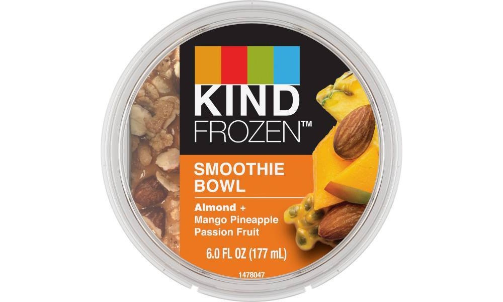 slide 5 of 6, Kind Frozen Smoothie Bowl Almond Mango Pineapple Passion Fruit, 6 oz
