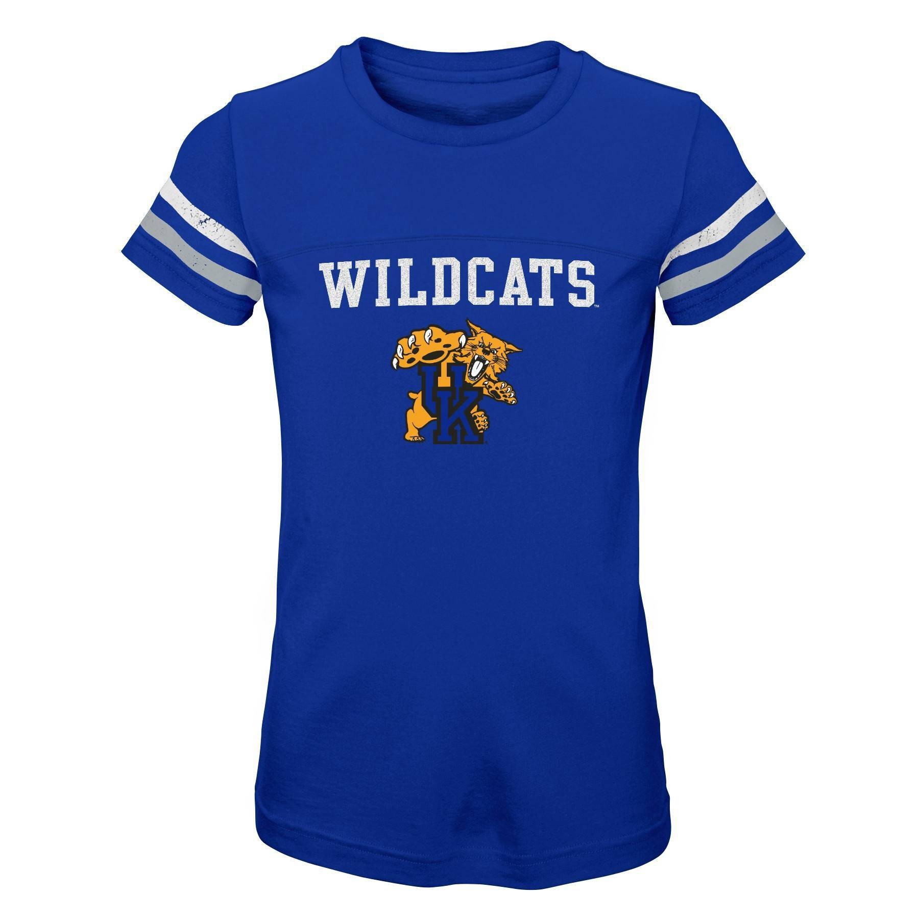 slide 1 of 1, NCAA Kentucky Wildcats Girls' Short Sleeve Scoop Neck T-Shirt - XL, 1 ct