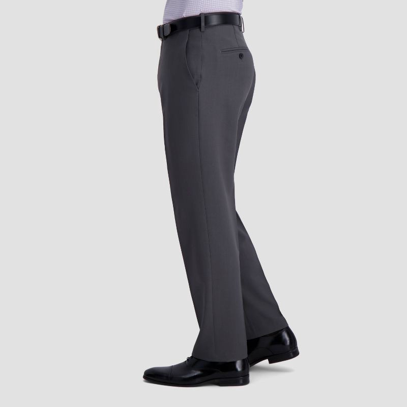 slide 2 of 5, Haggar H26 Men's Premium Stretch Classic Fit Dress Pants - Charcoal Heather 36x30, 1 ct