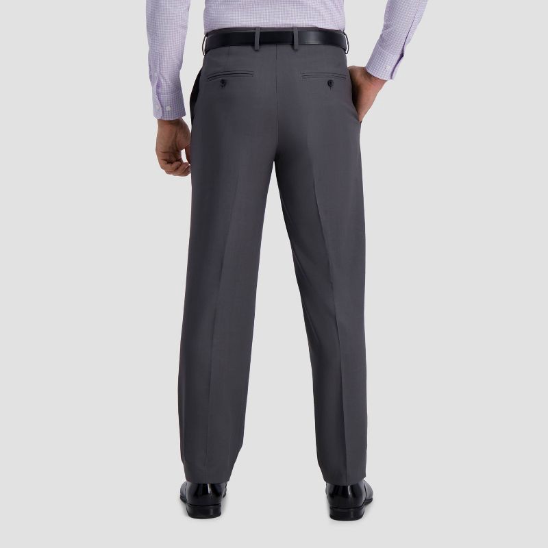 slide 3 of 5, Haggar H26 Men's Premium Stretch Classic Fit Dress Pants - Charcoal Heather 36x30, 1 ct