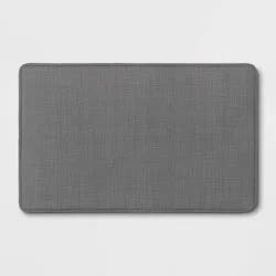 32" x 20" Comfort Kitchen Rug Gray - Made By Design