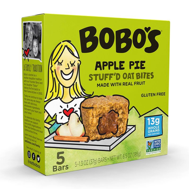 slide 1 of 8, Bobo's Oat Bars Bobo's Stuff'd Apple Pie Bites - 6.5oz, 6.5 oz