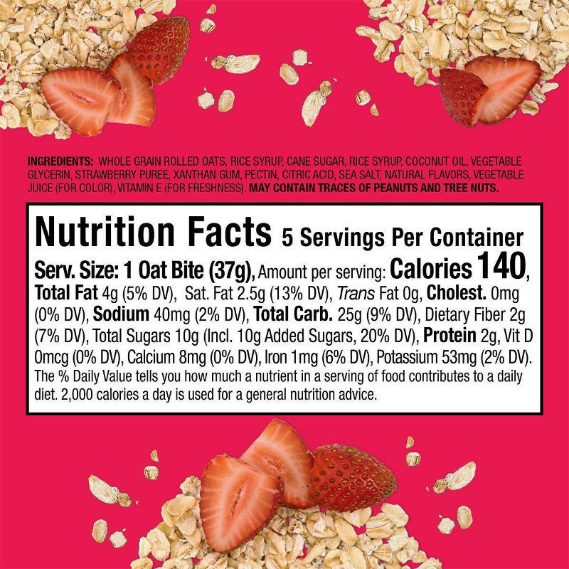 slide 2 of 9, Bobo's Oat Bars Stuff'd Strawberry Bites - 6.5oz, 6.5 oz