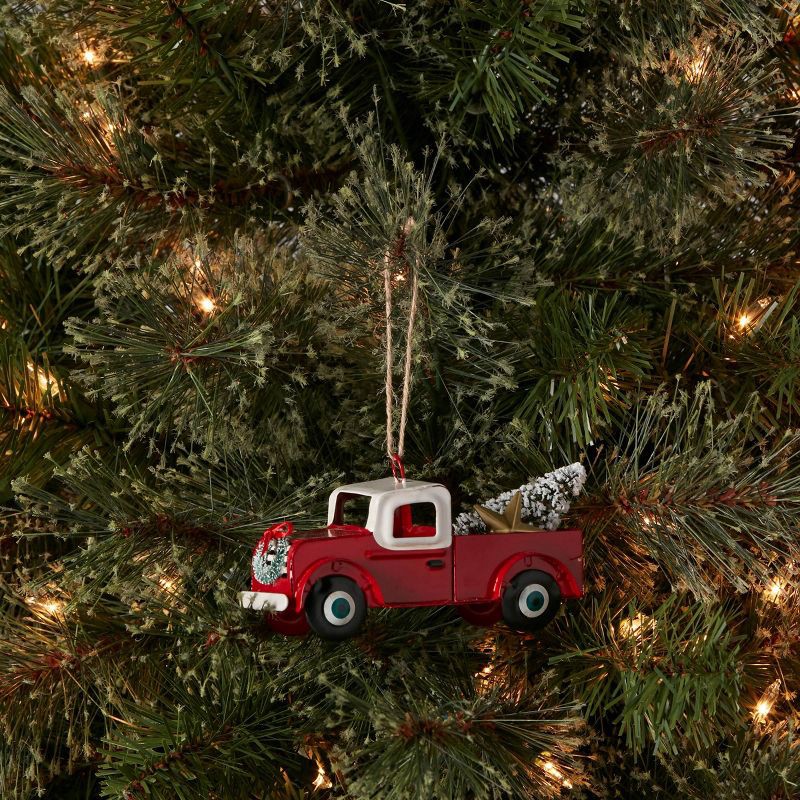 slide 2 of 2, Truck Christmas Tree Ornament - Red - Wondershop, 1 ct