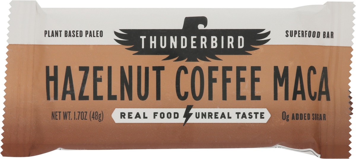 slide 2 of 12, Thunderbird Energetica Hazlenut Coffee Maca Bar, 1.7 oz