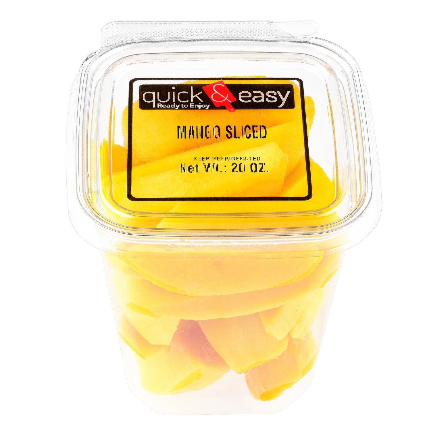 slide 1 of 1, Quick & Easy Mango Sliced, 20 Ounce, 20 oz