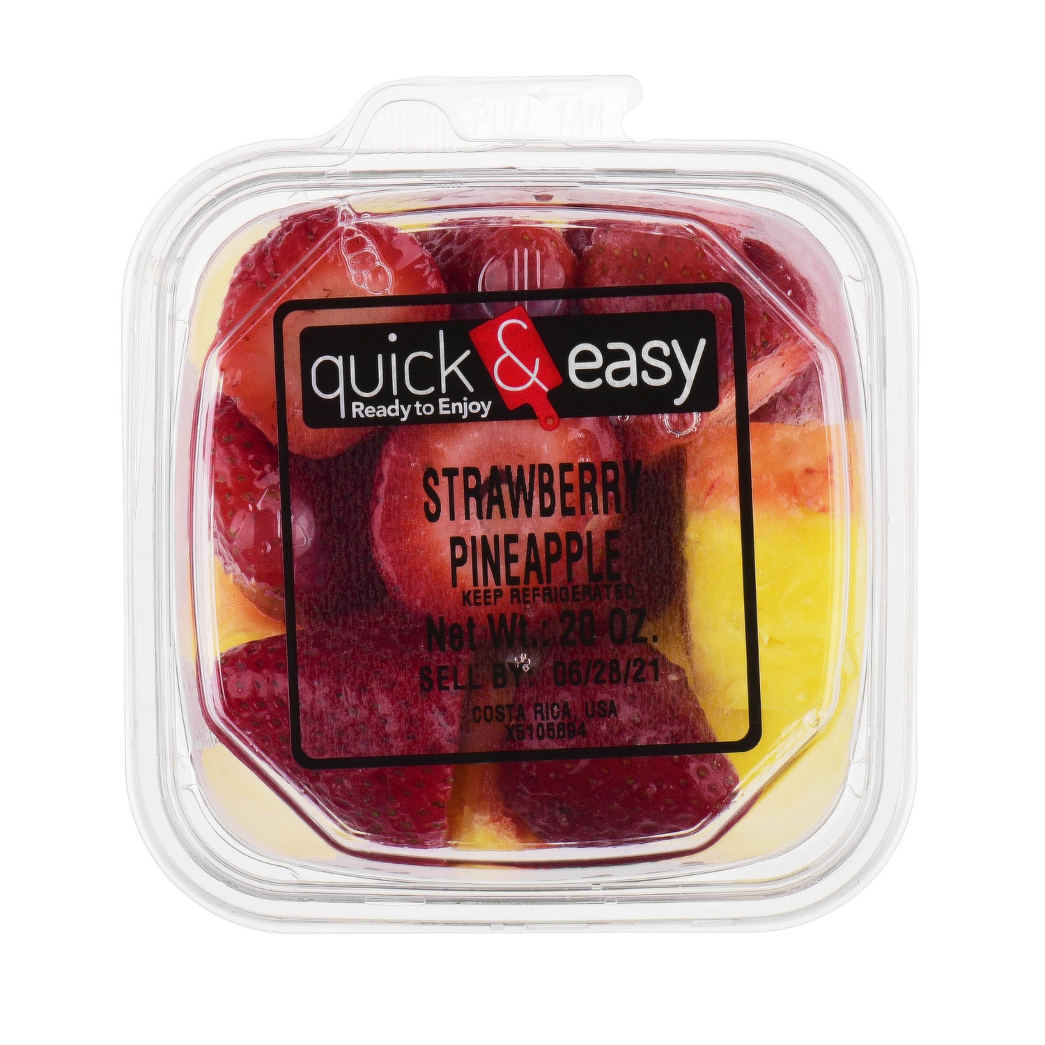 slide 1 of 1, Quick and Easy Strawberry Pineapple, 20 Ounce, 20 oz