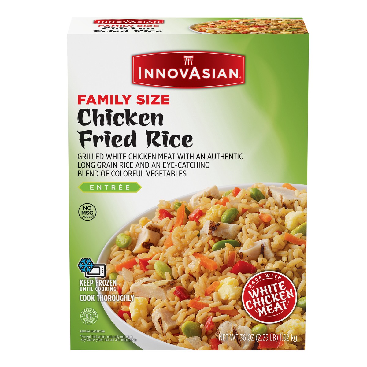 slide 1 of 11, InnovAsian Chicken Fried Rice, 36 oz