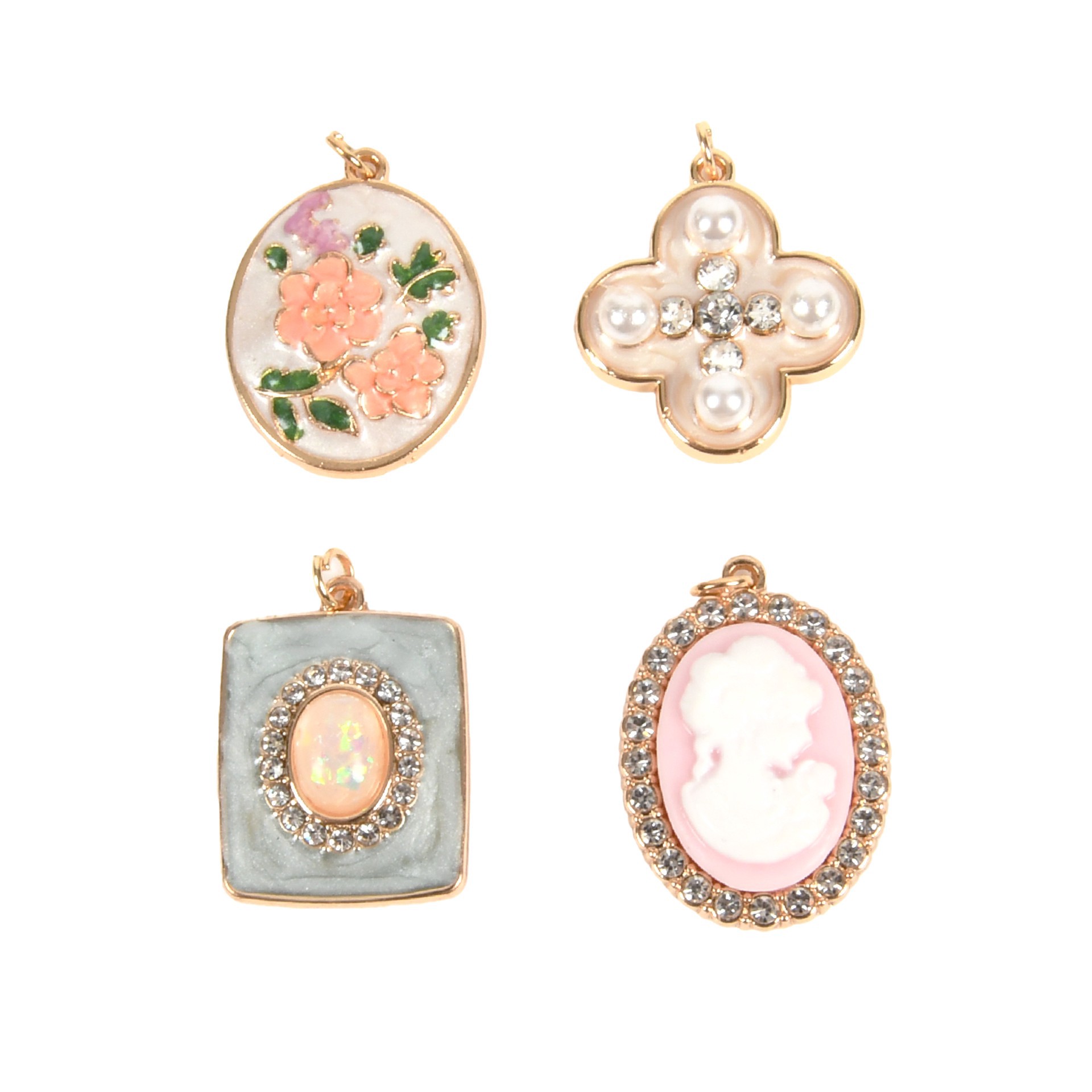 slide 5 of 5, Pearl Shapes Charm Set By Bead Landing, 18mm x 23mm