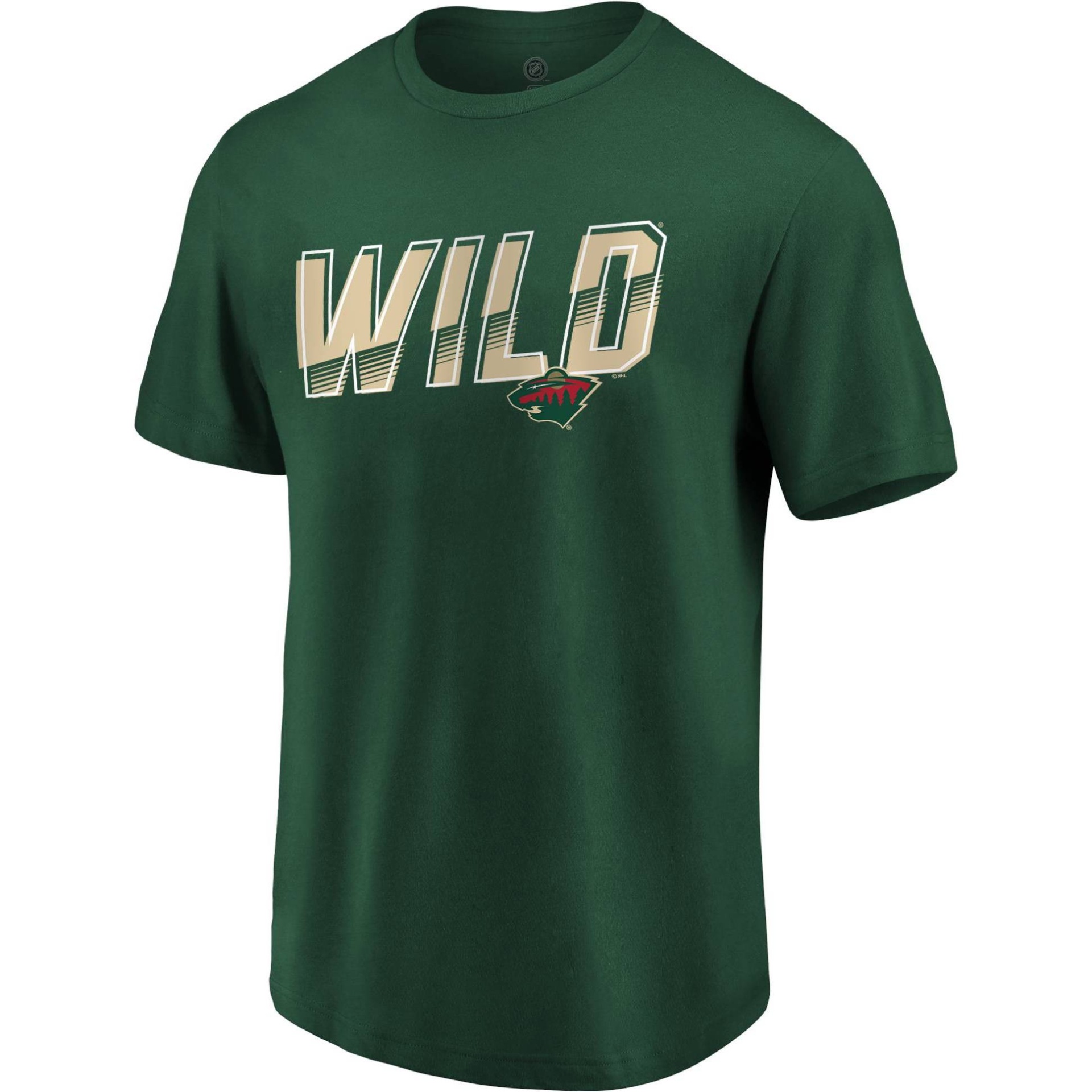 slide 1 of 3, NHL Minnesota Wild Men's Engage Horizon Short Sleeve T-Shirt - XL, 1 ct