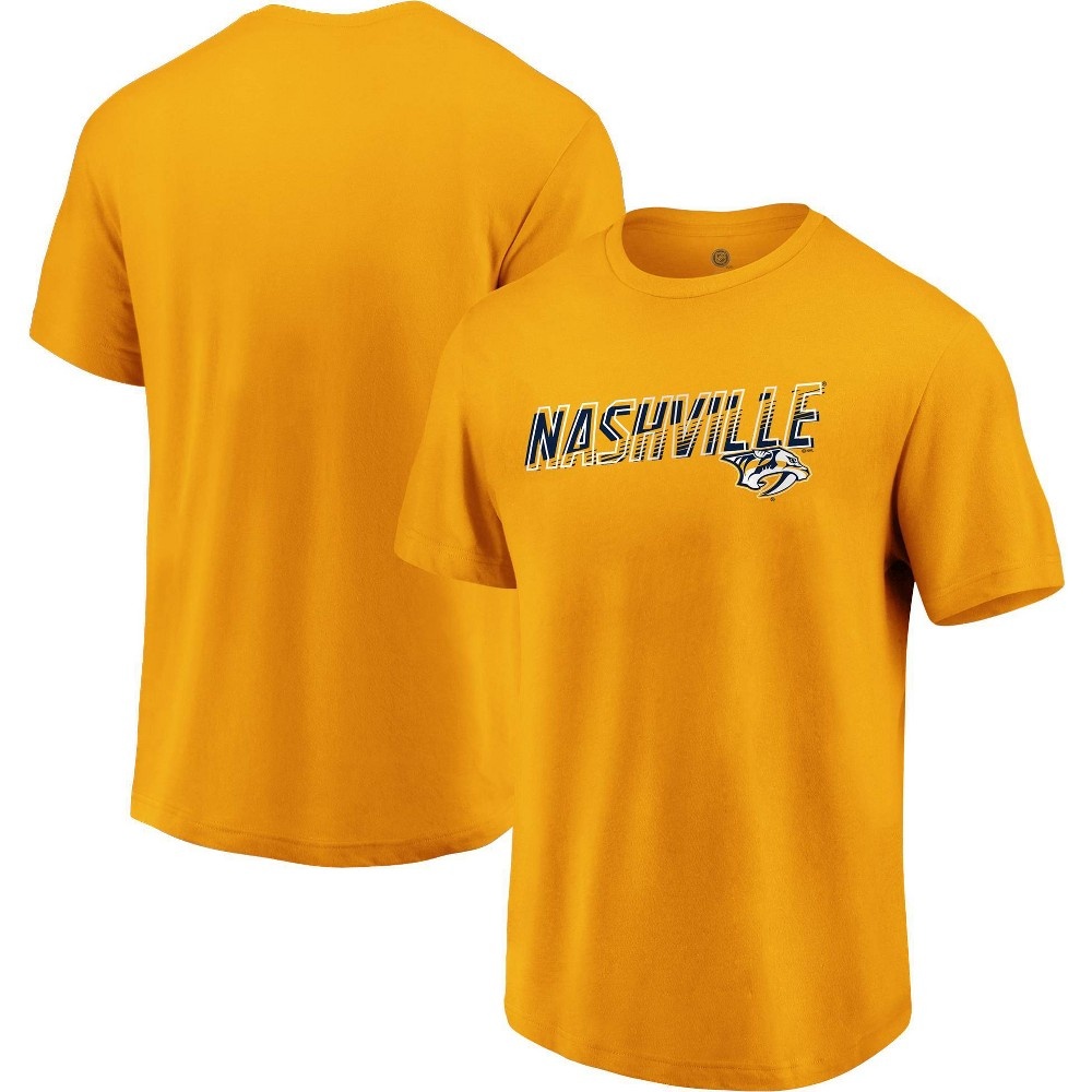 slide 3 of 3, NHL Nashville Predators Men's Engage Horizon Short Sleeve T-Shirt - XL, 1 ct