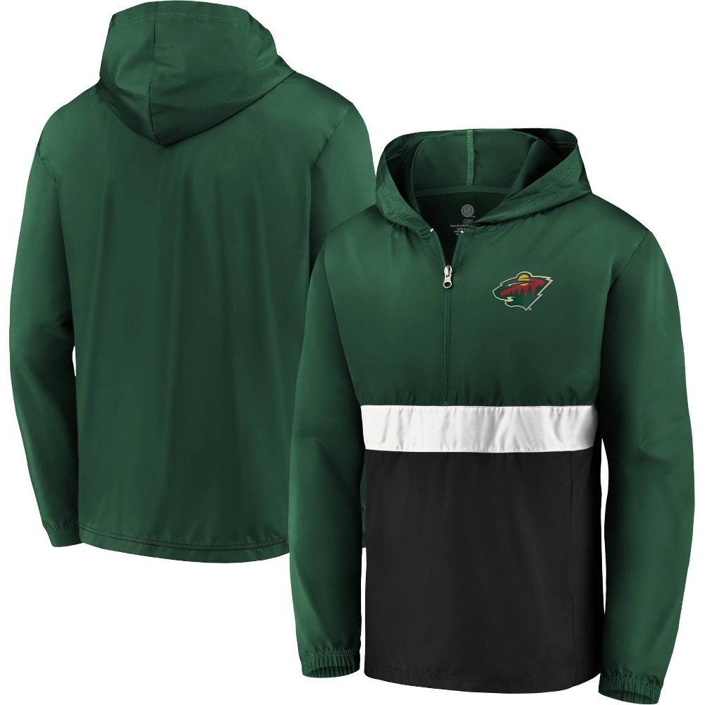 slide 3 of 3, NHL Minnesota Wild Men's Windbreaker - XL, 1 ct