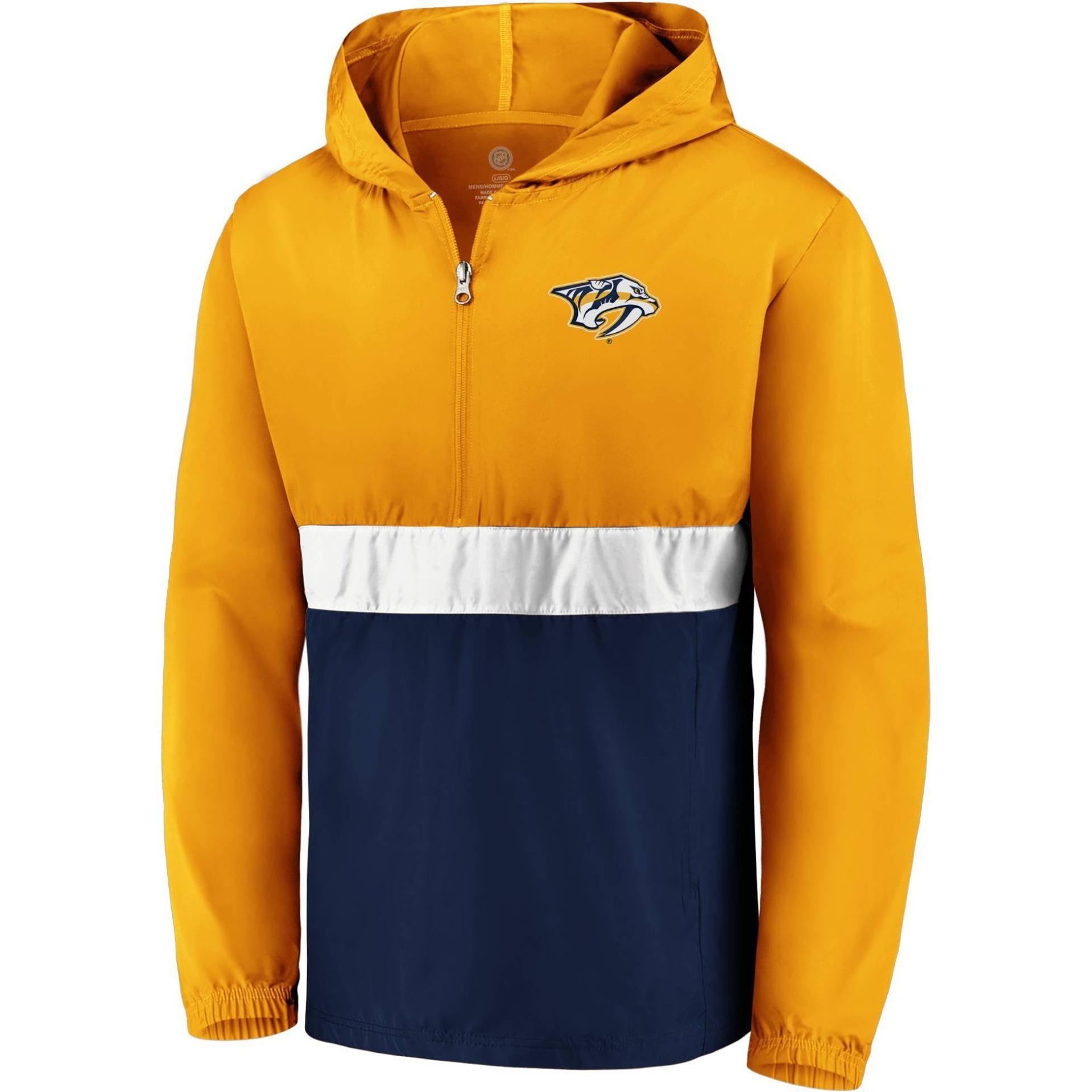 slide 1 of 3, NHL Nashville Predators Men's Windbreaker - XL, 1 ct