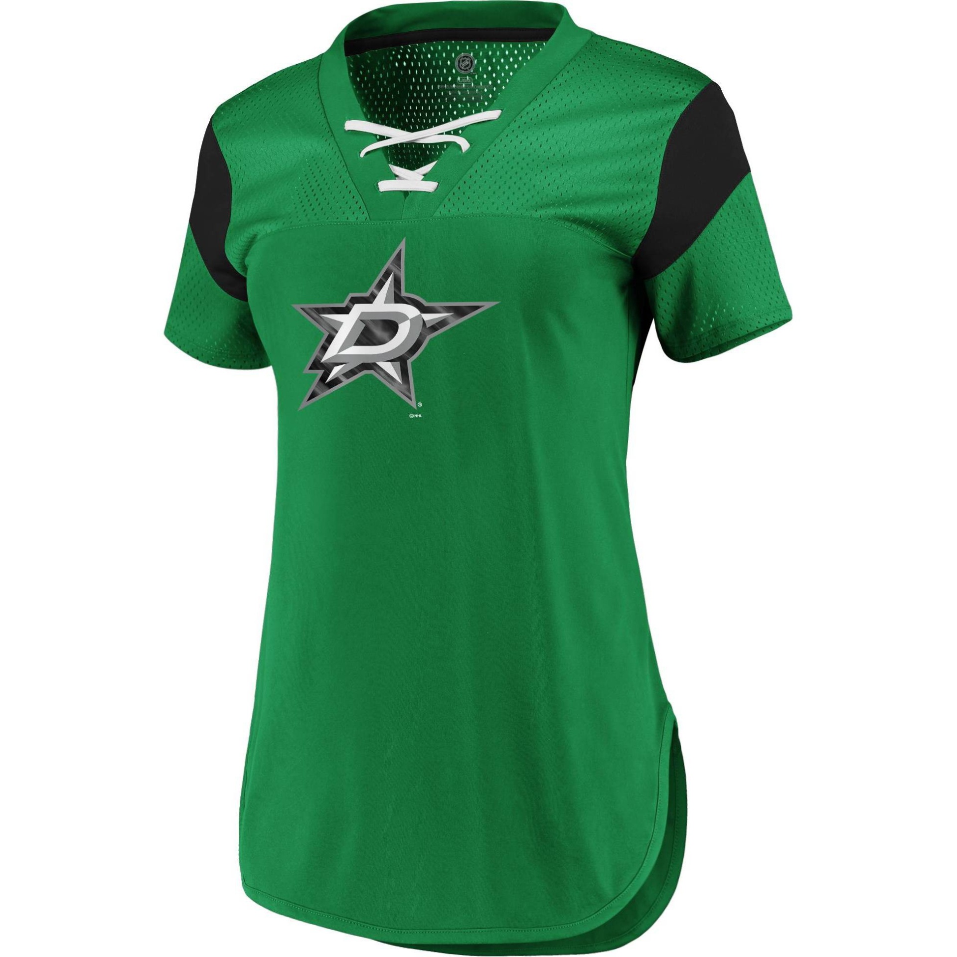 slide 1 of 3, NHL Dallas Stars Women's Fashion Jersey - XL, 1 ct