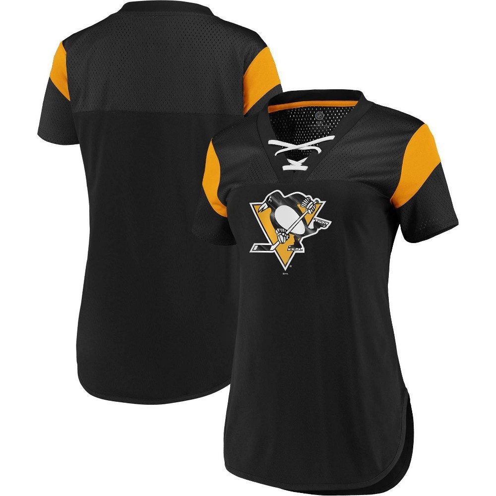 slide 3 of 3, NHL Pittsburgh Penguins Women's Fashion Jersey - XL, 1 ct