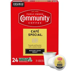 Community Coffee Cafe Special Medium Roast Coffee - Single Serve Pods - 24ct
