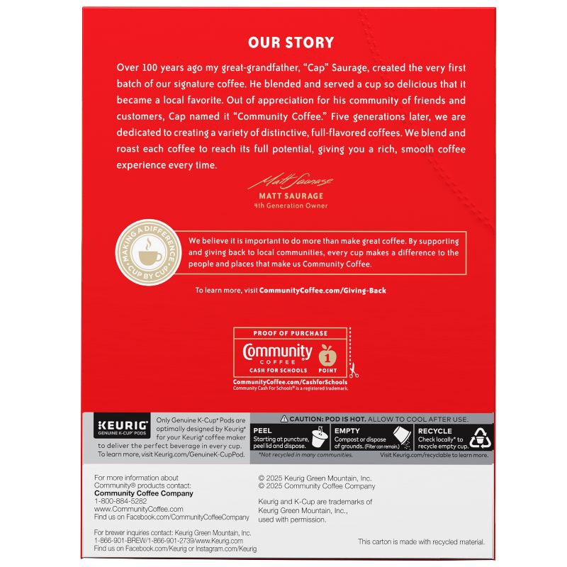 slide 2 of 4, Community Coffee Southern Pecan Praline Medium Roast Coffee Pods - 24ct, 24 ct