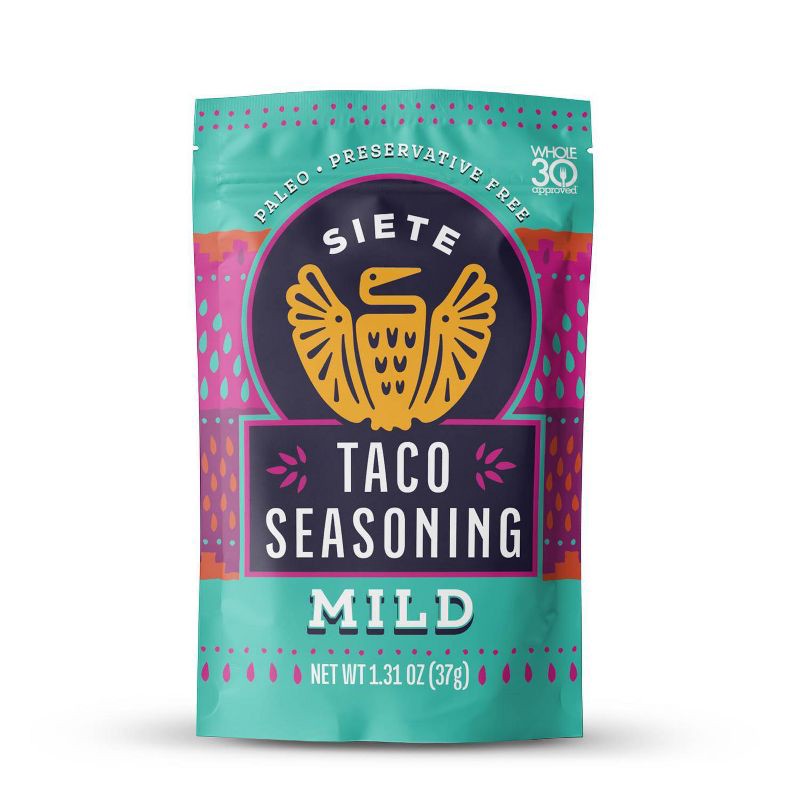 slide 1 of 5, Siete Mild Taco Seasoning - 1.31oz, 1.31 oz