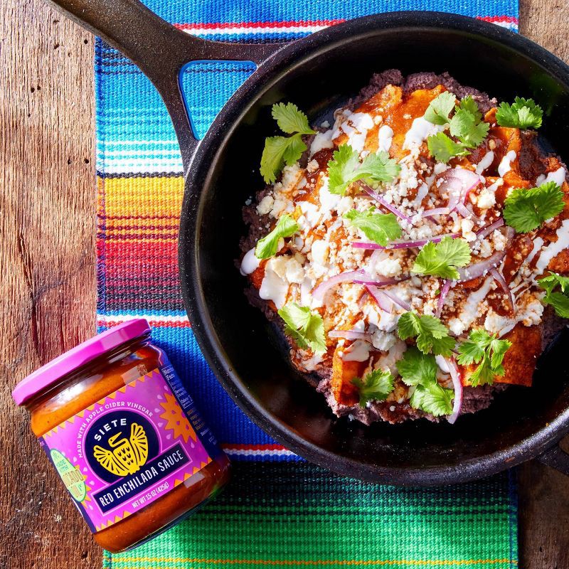 slide 4 of 5, Siete Red Enchilada Sauce - 15oz, 15 oz