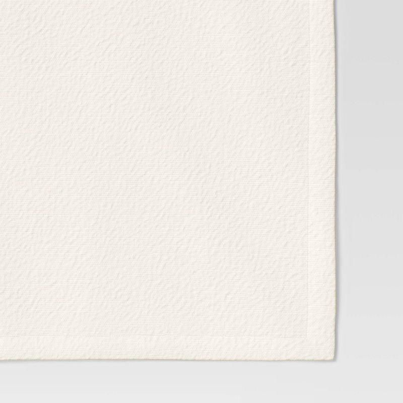 slide 3 of 3, 4pk Cotton Easy Care Napkins Cream - Threshold™, 4 ct