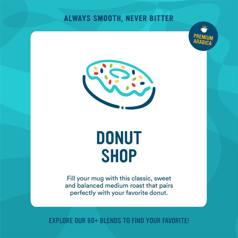 slide 2 of 9, Cameron's Coffee Donut Shop Medium Roast Coffee Pods - 24ct, 24 ct