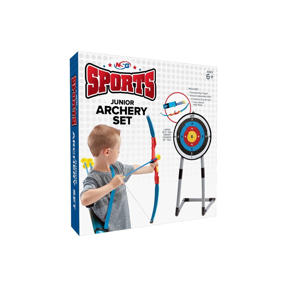 slide 5 of 6, NSG Junior Archery Game Set with Target, 1 ct
