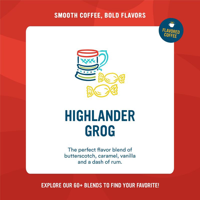 slide 2 of 9, Cameron's Coffee Highlander Grog Light Roast Coffee Pods - 24ct, 24 ct
