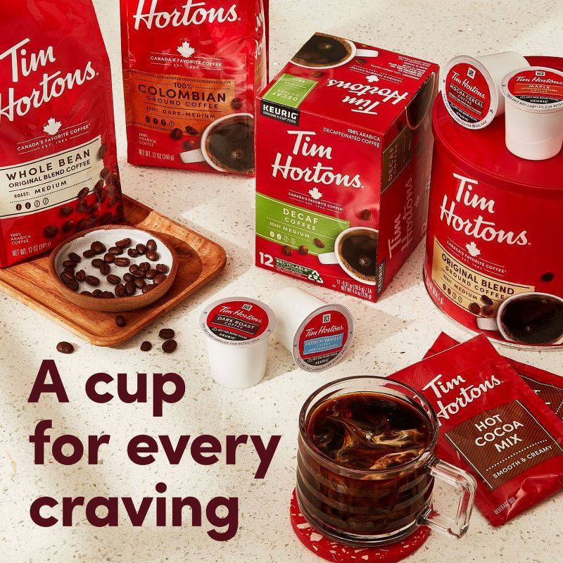 slide 5 of 6, Tim Hortons Dark Roast Coffee Pods - 24ct, 24 ct