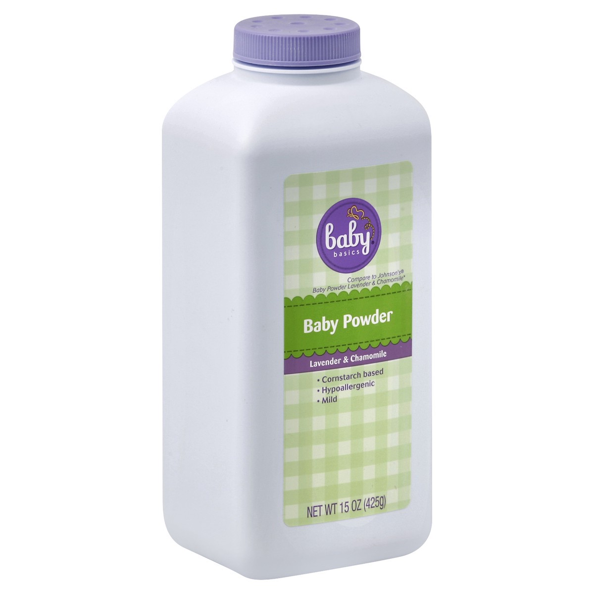 slide 5 of 7, Baby Basics Baby Powder Lav Cham, 15 oz