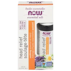 NOW Head Relief Essential Oils 0.33 fl oz