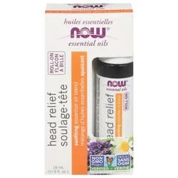 NOW Head Relief Essential Oils 0.33 fl oz