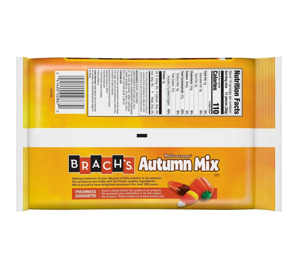 slide 2 of 3, Brach's Fall Autumn Mix, 20 oz