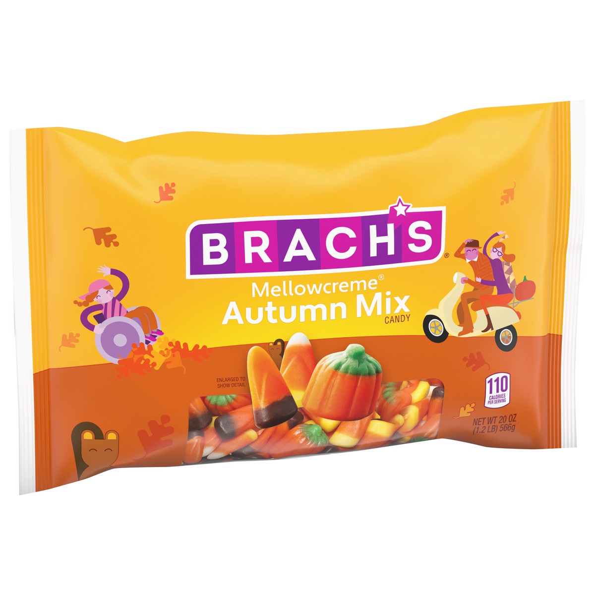 slide 6 of 13, Brach's 02867 155977 Mellowcreme Autumn Mix Halloween 20 oz, 20 oz