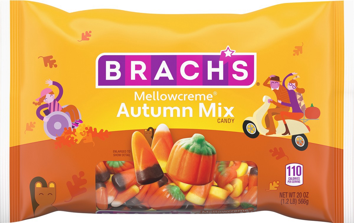 slide 10 of 13, Brach's Mellowcreme Autumn Mix Halloween 20 oz, 20 oz